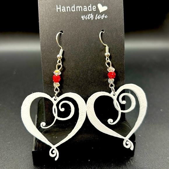 Heart Earrings - Picture 1 of 6